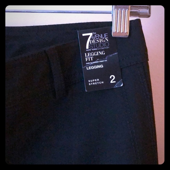 Black legging stretch pants - Picture 1 of 6